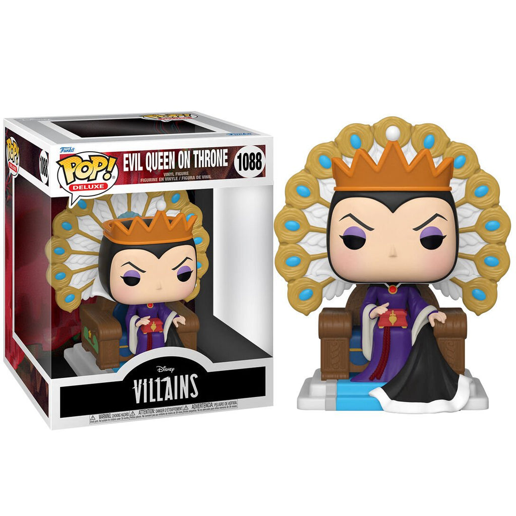 POP! Disney Deluxe Villains - Vinyl Figure Evil Queen on Throne 15 cm - Toys - Funko