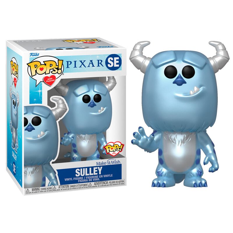 POP! Disney Make a Wish Vinyl Figure Sulley (Metallic) 9 cm - Toys - Funko