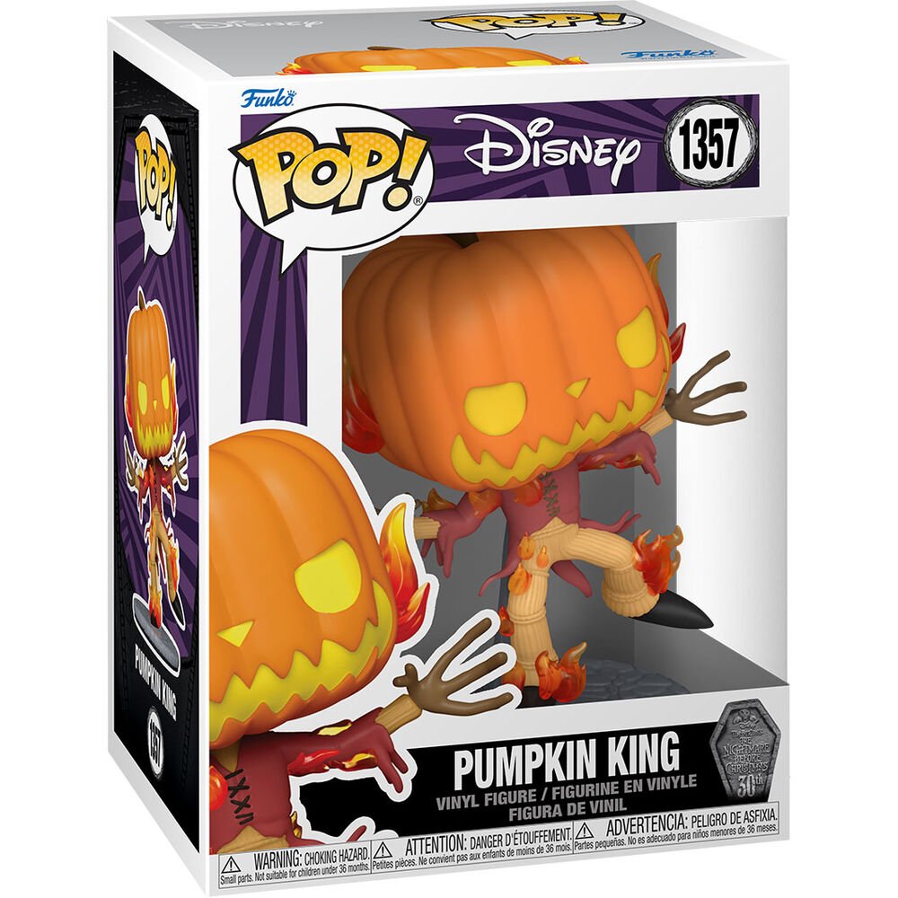 POP! Disney Nightmare before Christmas 30th - Pumpkin King 9 cm - Toys - Funko