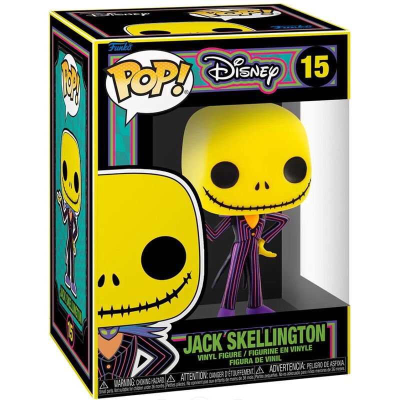 POP! Disney Nightmare before Christmas Blacklight Vinyl Figure Jack 9 cm - Toys - Funko