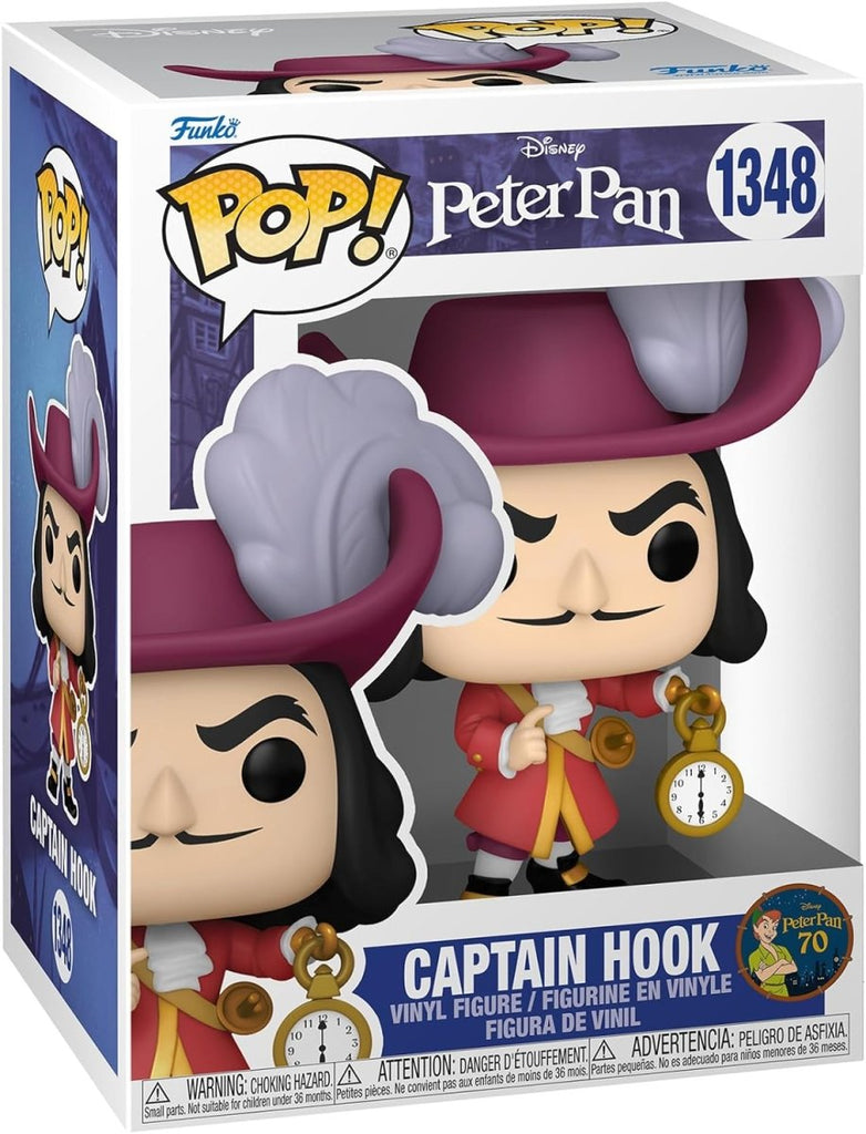 POP! Disney Peter Pan 70th Anniversary Vinyl Figure Hook 9 cm - Colecionáveis - Funko