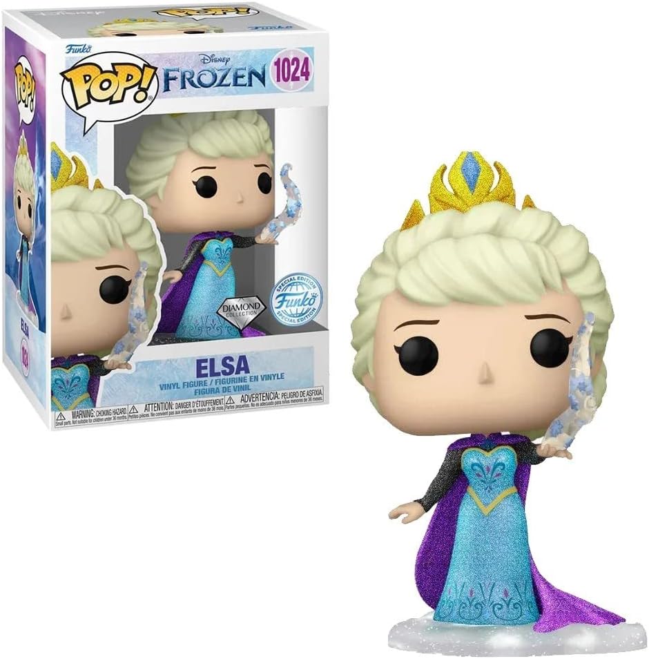POP! Disney Special Edition (Diamond Collection) Frozen Ultimate Elsa Exclusive 9 cm - Colecionáveis - Funko