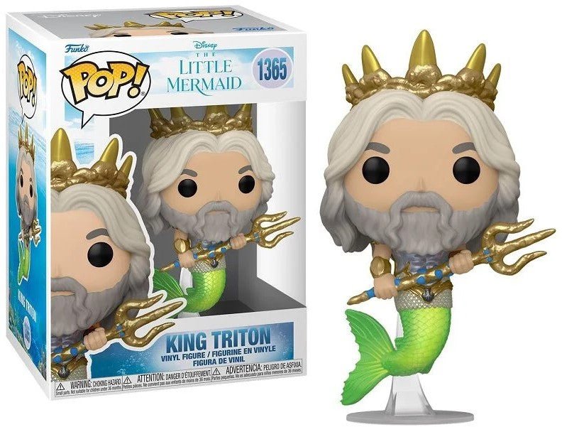 POP! Disney The Little Mermaid Vinyl Figure King Triton 9 cm - Colecionáveis - Funko