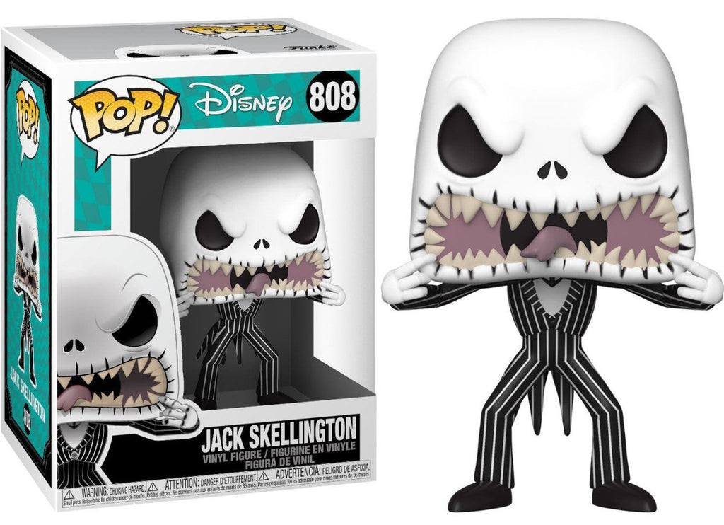 POP! Disney: The Nightmare Before Christmas - Jack Skellington (Scary Face) 9cm - Colecionáveis - Funko