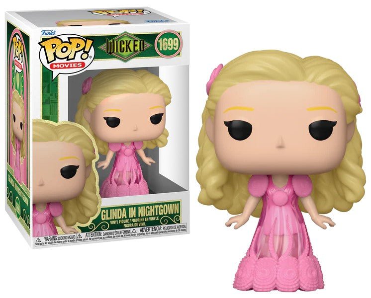POP! Filmes: Wicked - Glinda em Camisola de Noite 9cm - Colecionáveis - Funko