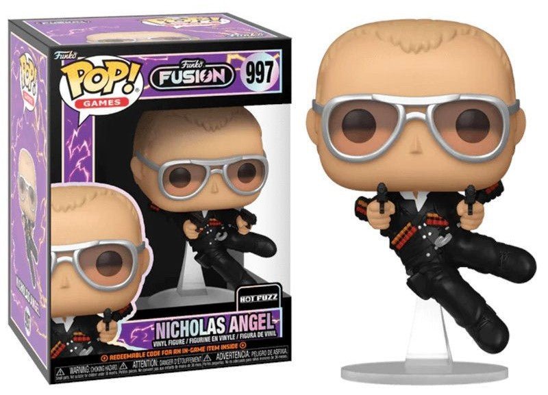 POP! Fusion Hot Fuzz - Nicholas Angel 9 cm - Colecionáveis - Funko