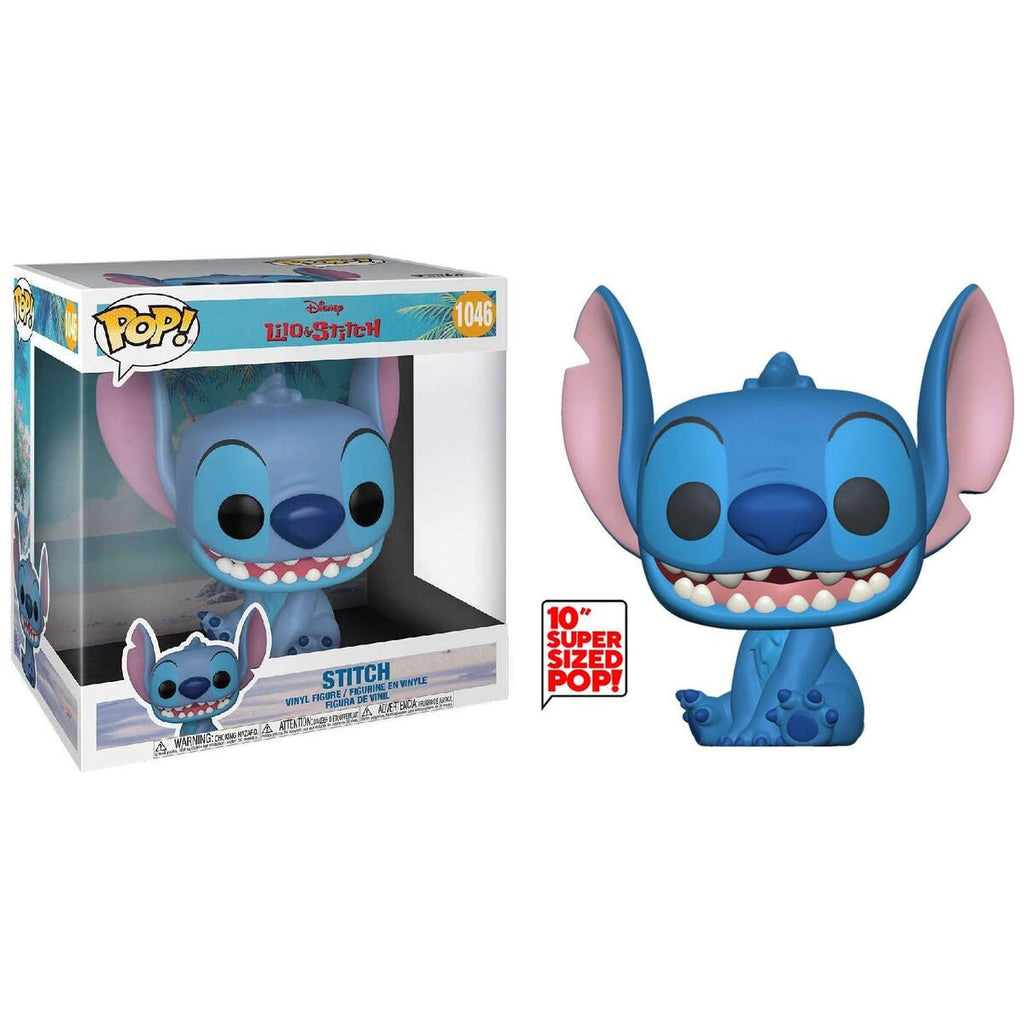 POP! Games Lilo & Stitch Super Sized Jumbo - Vinyl Figure Stitch 25 cm - Toys - Funko