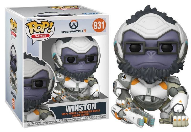 POP! Games Overwatch 2 Super Sized Vinyl Figure Winston 15 cm - Colecionáveis - Funko