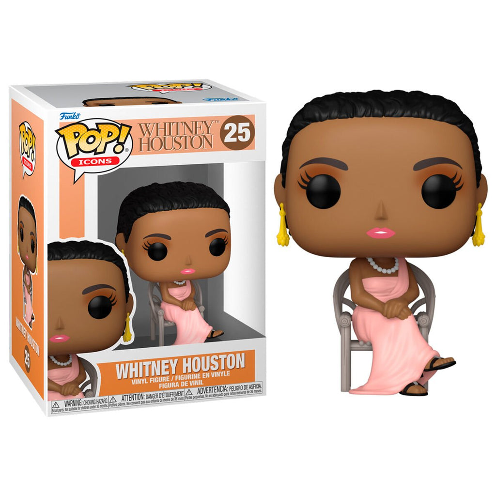 POP! Icons Whitney Houston Vinyl Figure Debut 9 cm - Colecionáveis - Funko