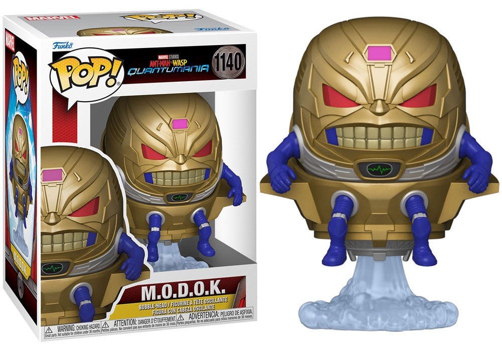 POP! Marvel Ant - Man and the Wasp: Quantumania Vinyl Figure M.O.D.O.K. 9 cm - Colecionáveis - Funko