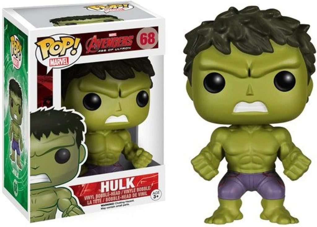 POP! Marvel Avengers Age of Ultron Vinyl Bobble - Head Hulk 10 cm - Toys - Funko