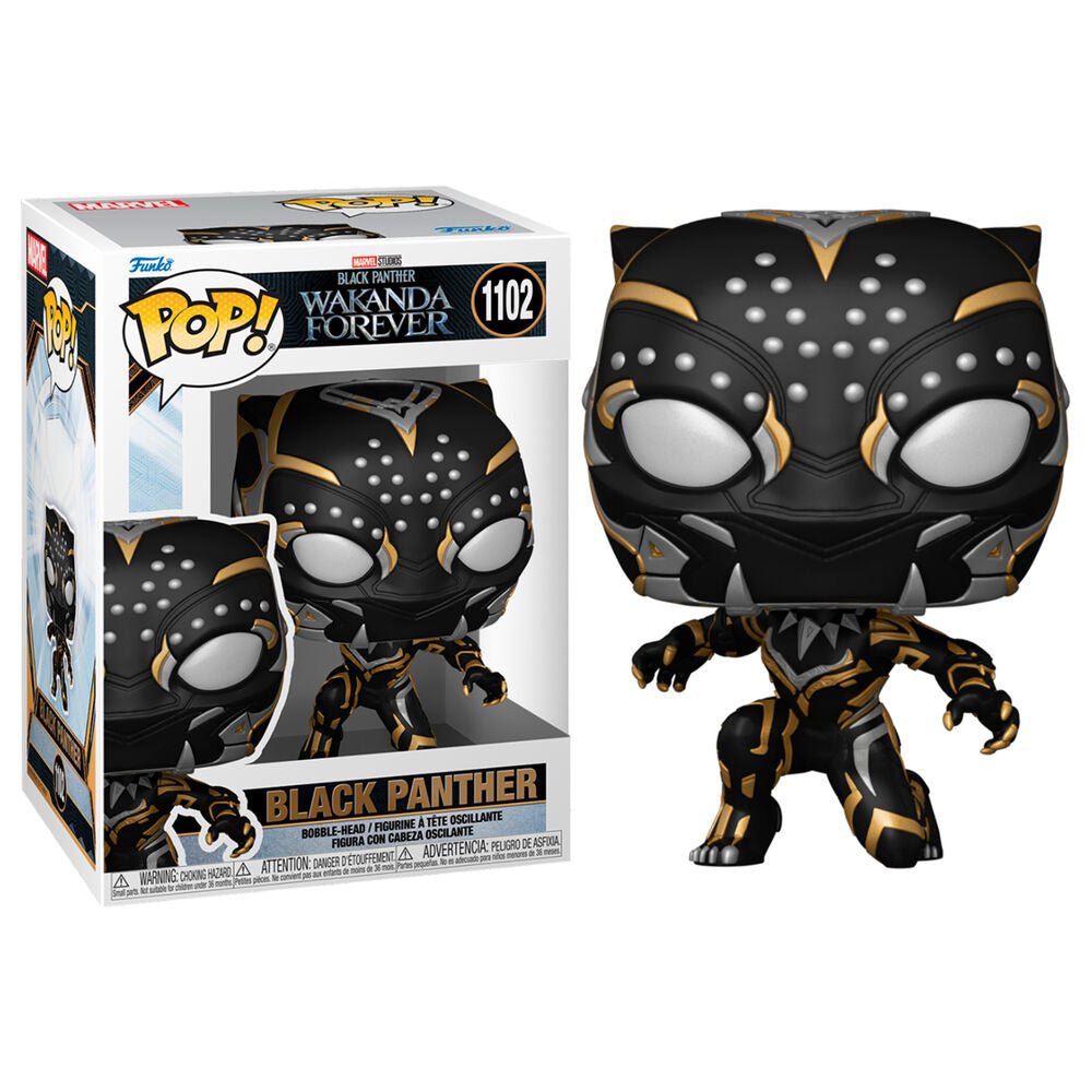 POP! Marvel Black Panther: Wakanda Forever Vinyl Figure Black Panther 9 cm - Toys - Funko