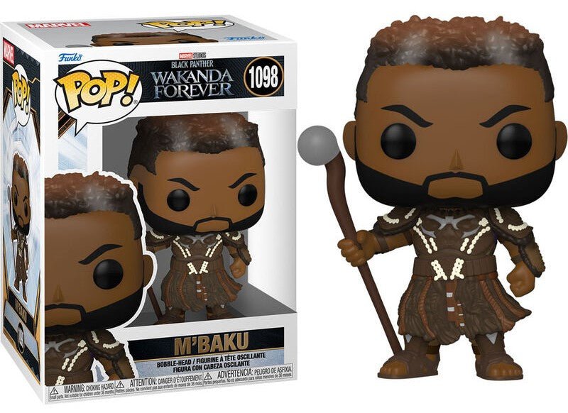 POP! Marvel Black Panther: Wakanda Forever Vinyl Figure M'Baku 9 cm - Colecionáveis - Funko