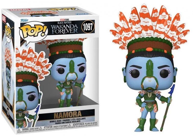 POP! Marvel Black Panther: Wakanda Forever Vinyl Figure Namora 9 cm - Colecionáveis - Funko