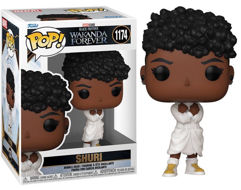 POP! Marvel Black Panther: Wakanda Forever Vinyl Figure Shuri 9 cm - Colecionáveis - Funko