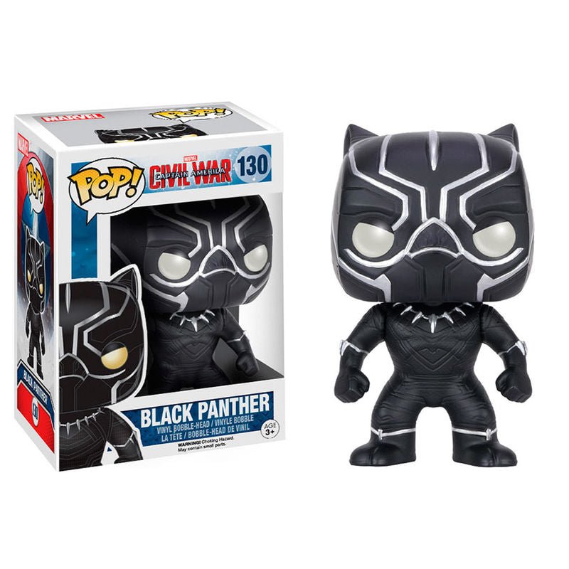 POP! Marvel Civil War Vinyl Bobble - Head Black Panther 10 cm - Toys - Funko