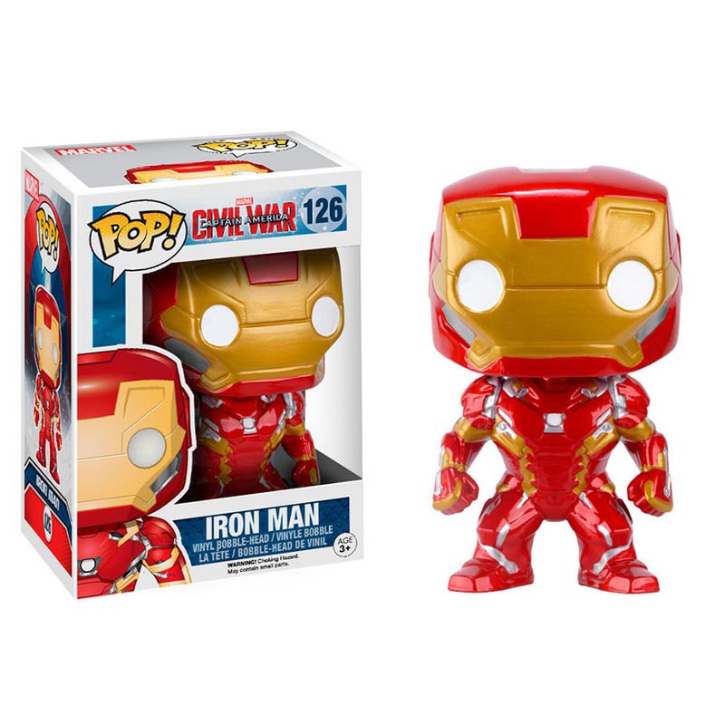 POP! Marvel Civil War Vinyl Bobble - Head Iron Man 10 cm - Toys - Funko