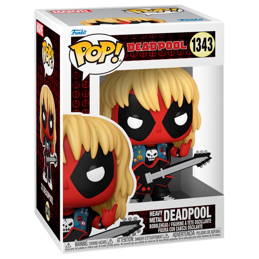 POP! Marvel Deadpool Heavy Metal Band Member 9 cm - Colecionáveis - Funko
