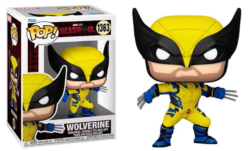 POP! Marvel Deadpool & Wolverine Vinyl Figure Wolverine 9 cm #1363 - Colecionáveis - Funko