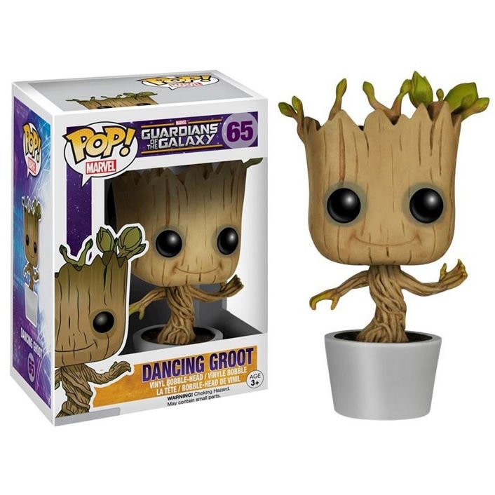 POP! Marvel Guardians of the Galaxy - Vinyl Bobble - Head Dancing Groot 10 cm - Toys - Funko