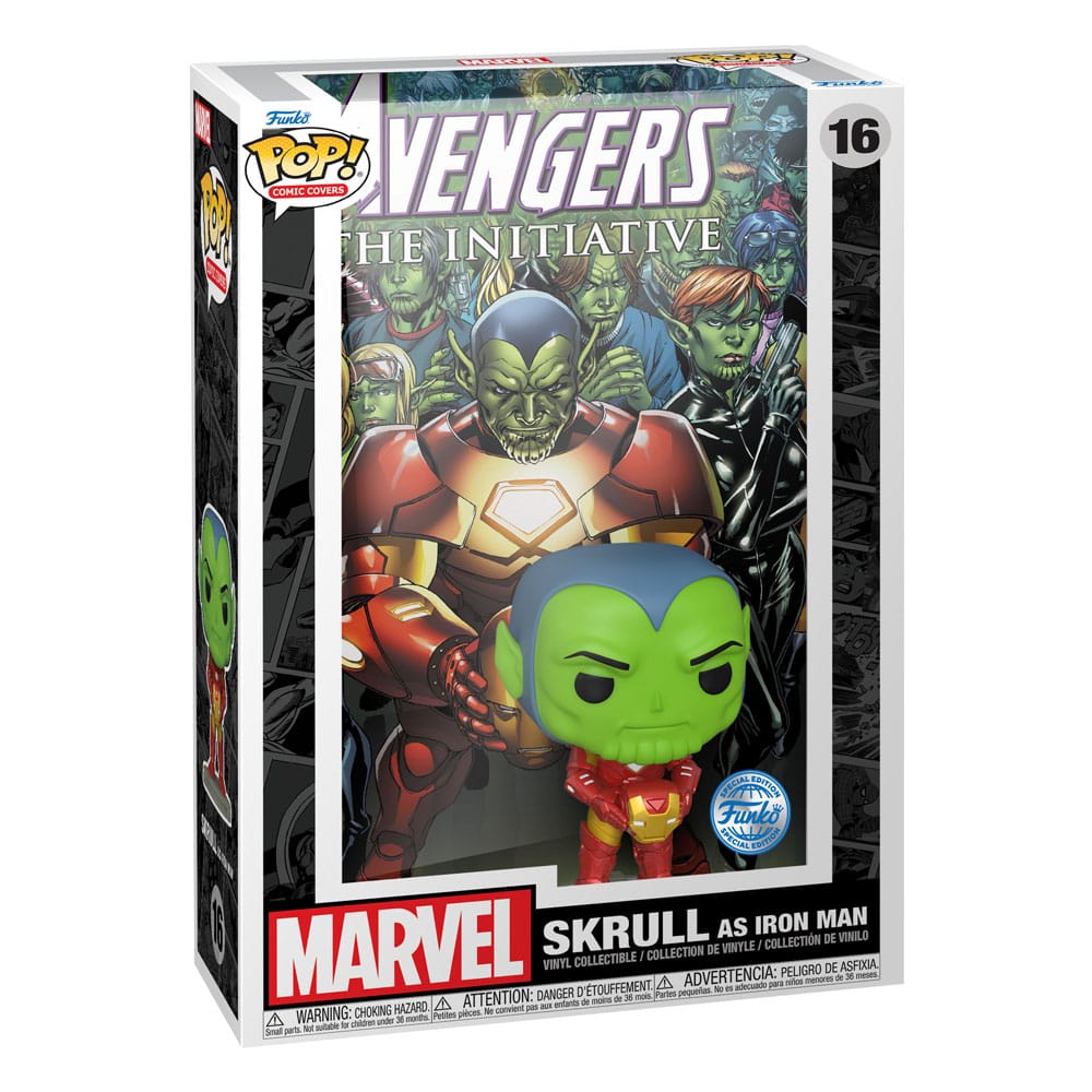 POP! Marvel Iron Man Comic Cover Vinyl Figure Skrull Exclusive - Colecionáveis - Funko