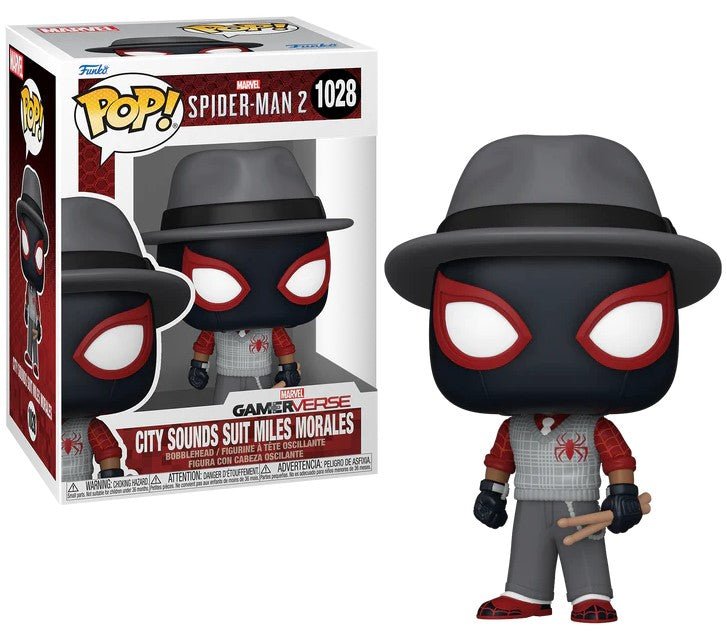 POP! Marvel Spider - Man 2 City Sounds Suit Miles Morales 9cm - Colecionáveis - Funko