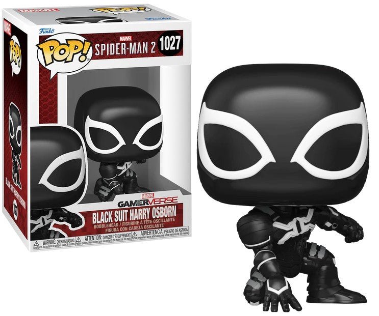 POP! Marvel Spider - Man 2 Harry Osborn Black Suit 9cm - Colecionáveis - Funko