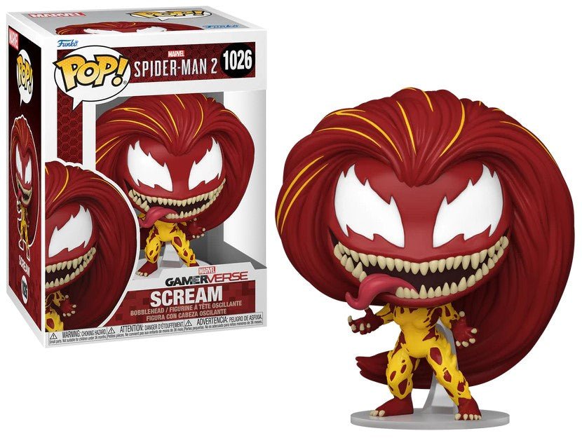 POP! Marvel Spider - Man 2 Scream 9cm - Colecionáveis - Funko