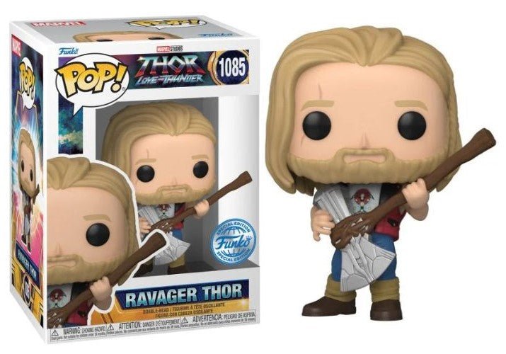 POP! Marvel Thor: Love and Thunder - Ravager Thor Exclusivo 9 cm - Colecionáveis - Funko