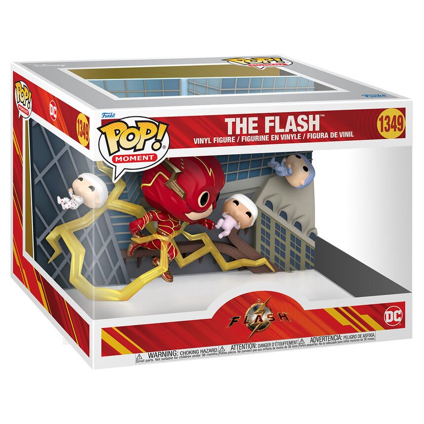 POP! Moment DC Comics Vinyl Figure The Flash Baby Rescue 15 cm - Toys - Funko
