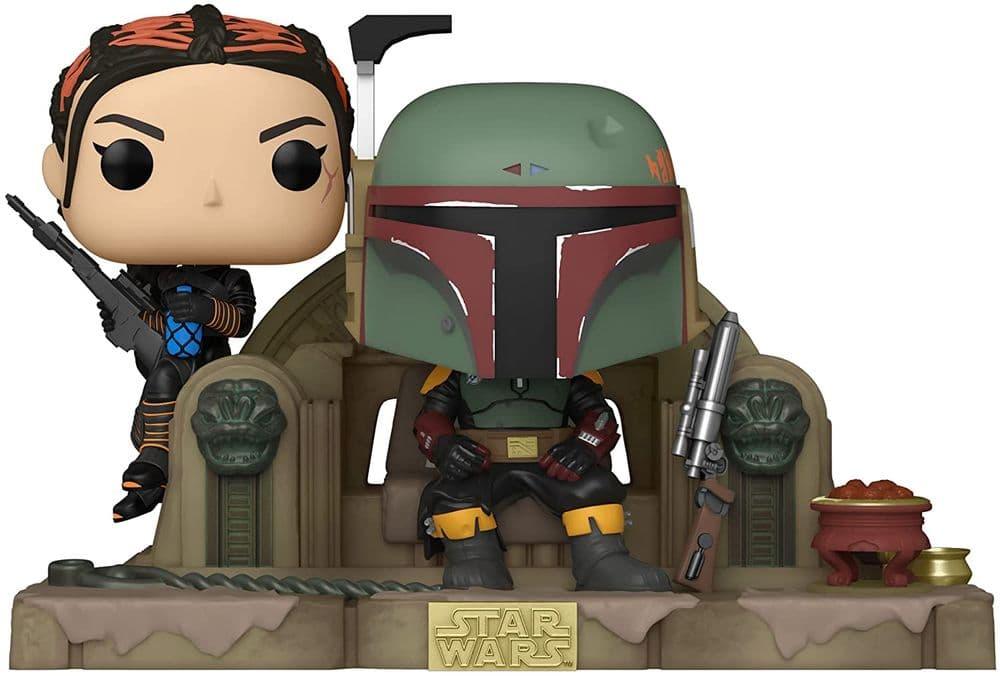POP! Moment: Star Wars – Boba Fett & Fennec Shand (The Mandalorian) 15 cm - Colecionáveis - Funko