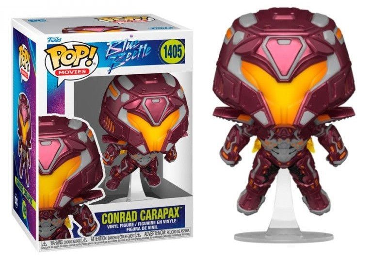 POP! Movies Blue Beetle Vinyl Figure Conrad Carapax 9 cm - Colecionáveis - Funko