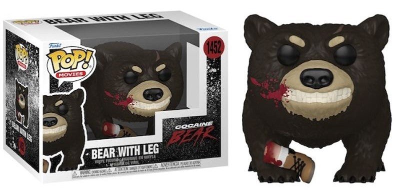 POP! Movies Cocaine Bear Vinyl Figure Bear with Leg 9 cm - Colecionáveis - Funko