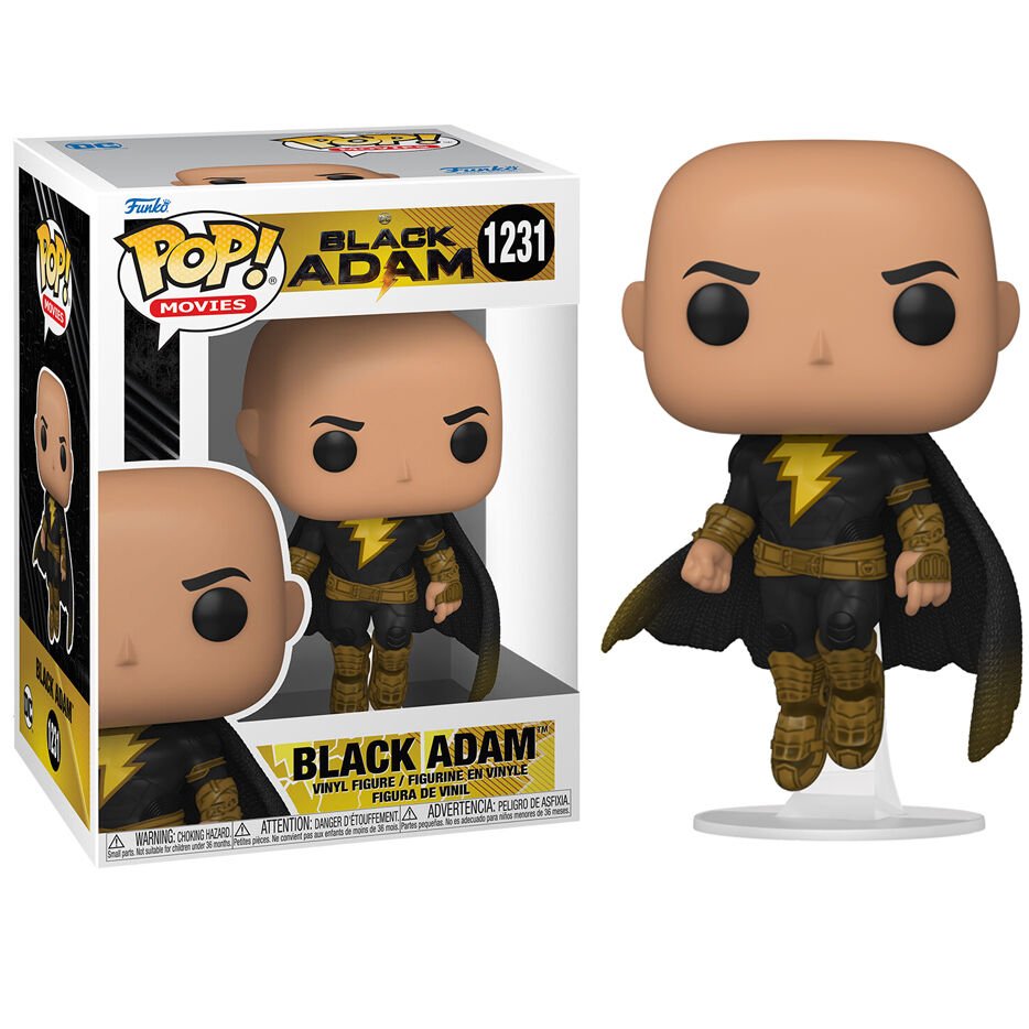 POP! Movies: DC - Black Adam Flying with Cape 9 cm - Colecionáveis - Funko