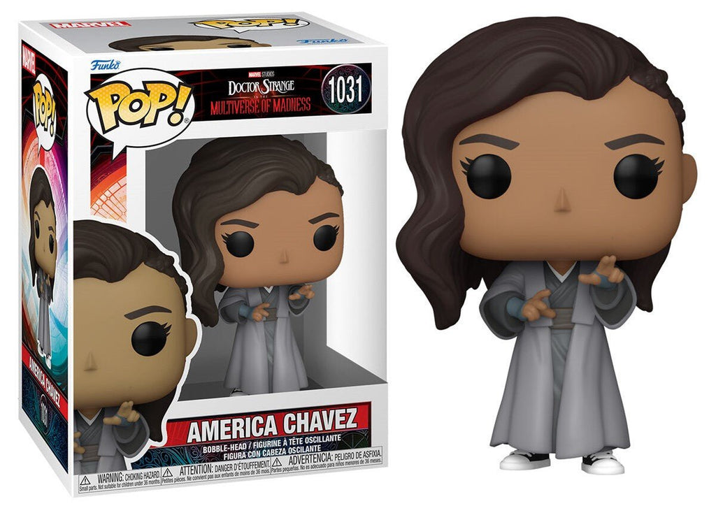 POP! Movies Doctor Strange in the Multiverse of Madness: America Chavez 9 cm - Colecionáveis - Funko
