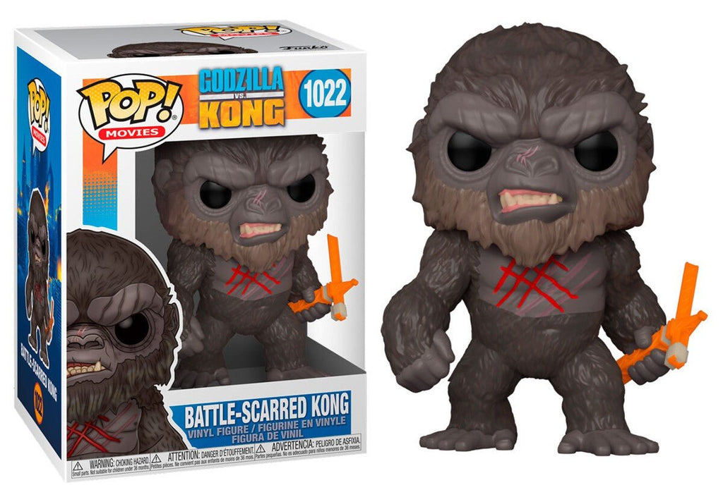 POP! Movies Godzilla Vs Kong Vinyl Figure Battle Worn Kong 9 cm - Colecionáveis - Funko