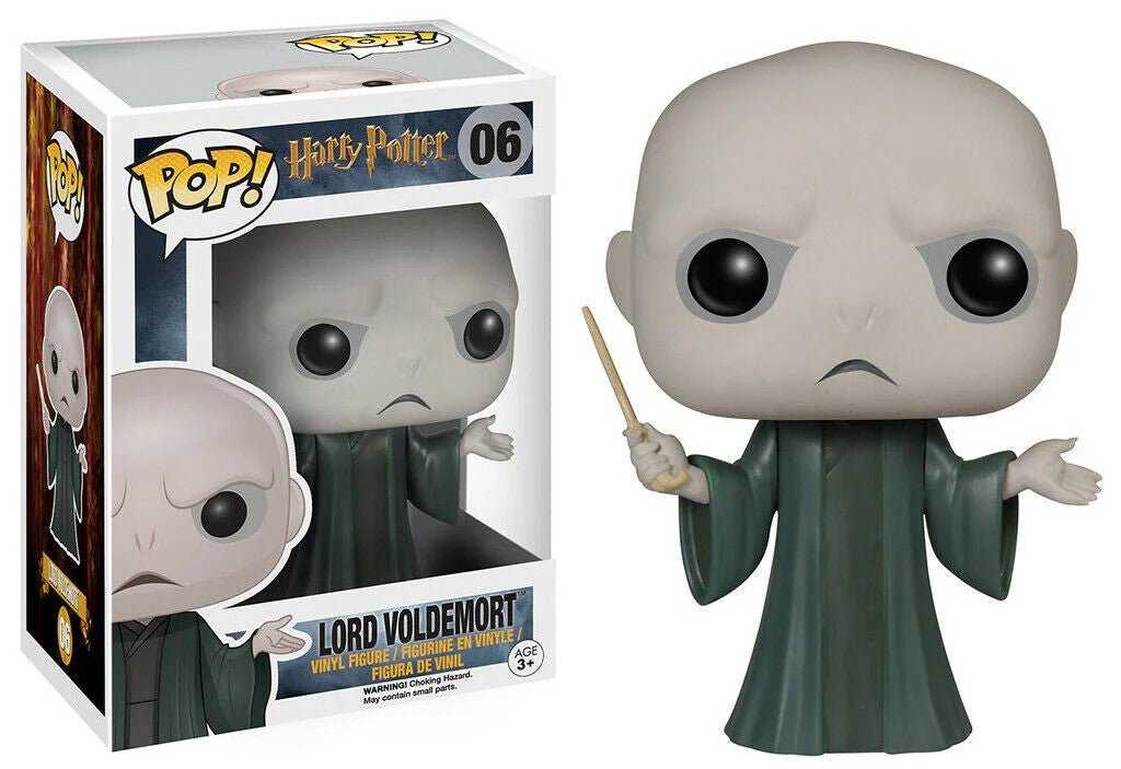 POP! Movies Harry Potter Vinyl Figure Voldemort 10 cm #06 - Colecionáveis - Funko