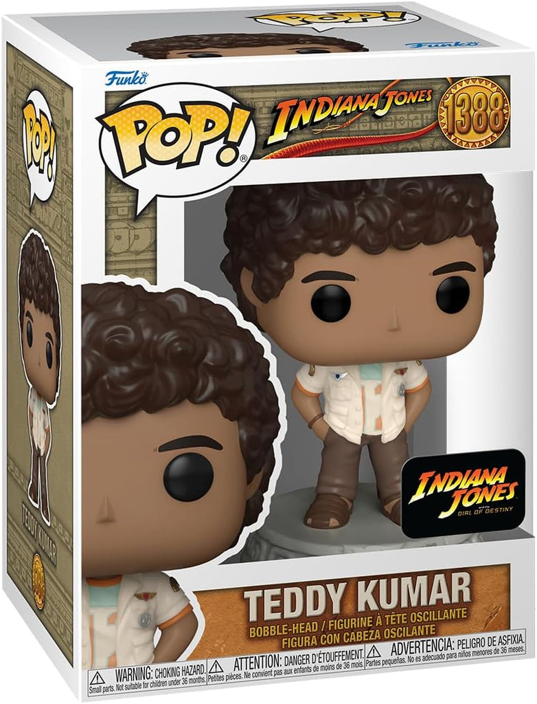 POP! Movies Indiana Jones 5 Vinyl Figure Teddy Kumar 9 cm - Colecionáveis - Funko