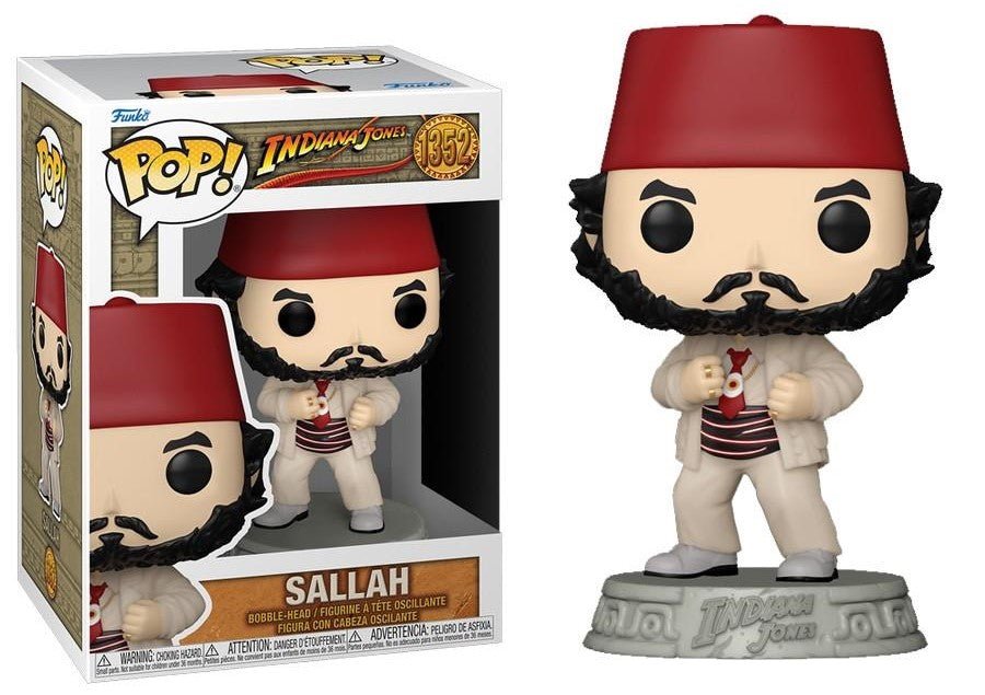 POP! Movies Indiana Jones Vinyl Figure Sallah 9 cm - Colecionáveis - Funko