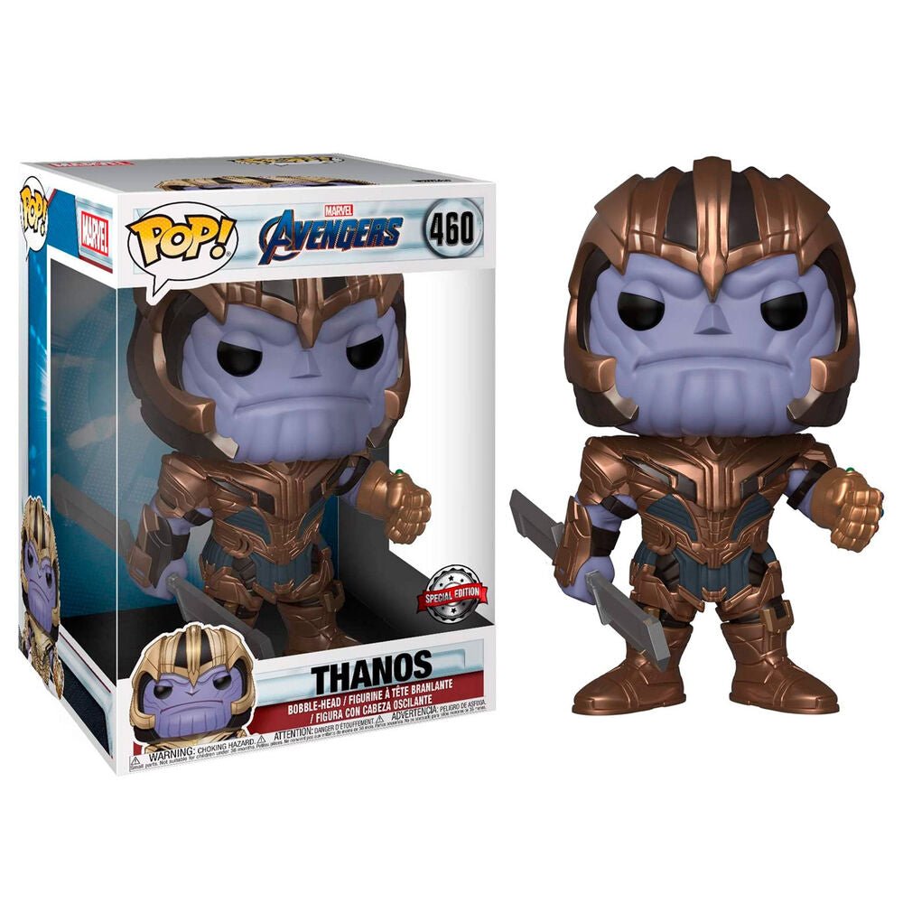 POP! Movies Marvel Avengers Endgame Super Sized Vinyl Figure Thanos 25 cm - Toys - Funko