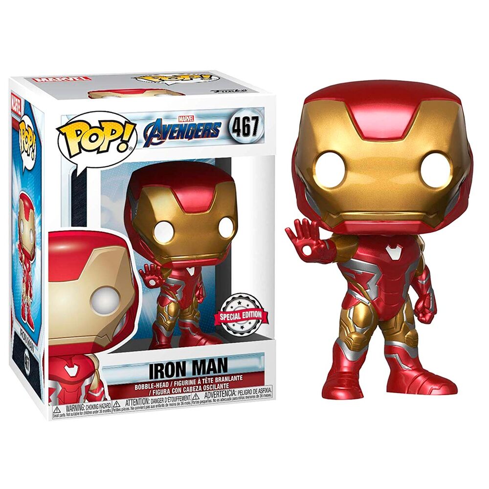 POP! Movies Marvel Avengers Endgame - Vinyl Figure Iron Man Exclusive 9 cm - Toys - Funko
