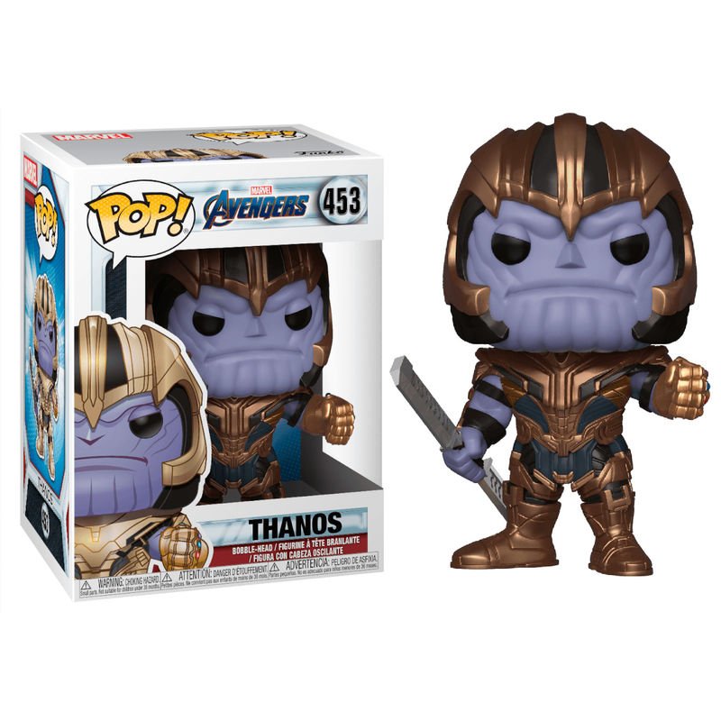 POP! Movies Marvel Avengers Endgame Vinyl Figure Thanos 9 cm - Toys - Funko