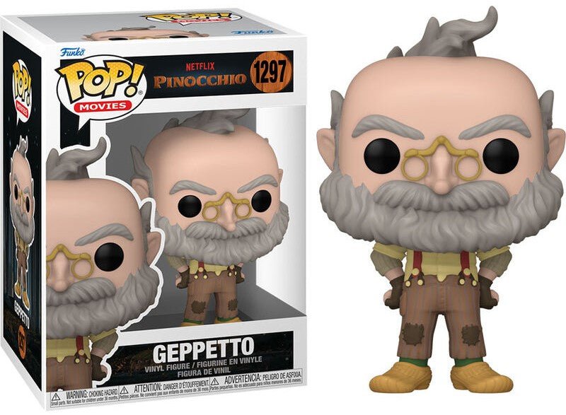 POP! Movies Pinocchio Vinyl Figure Geppetto 9 cm - Colecionáveis - Funko