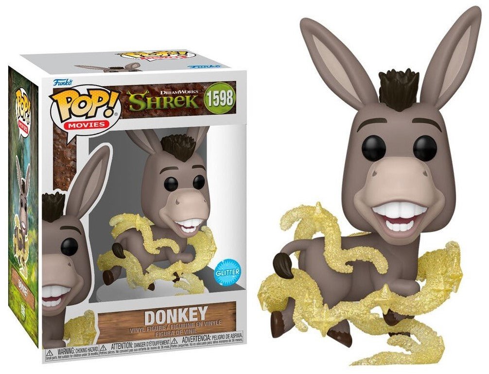 POP! Movies Shrek Vinyl Figure 30th Anniversary Donkey 9 cm - Colecionáveis - Funko