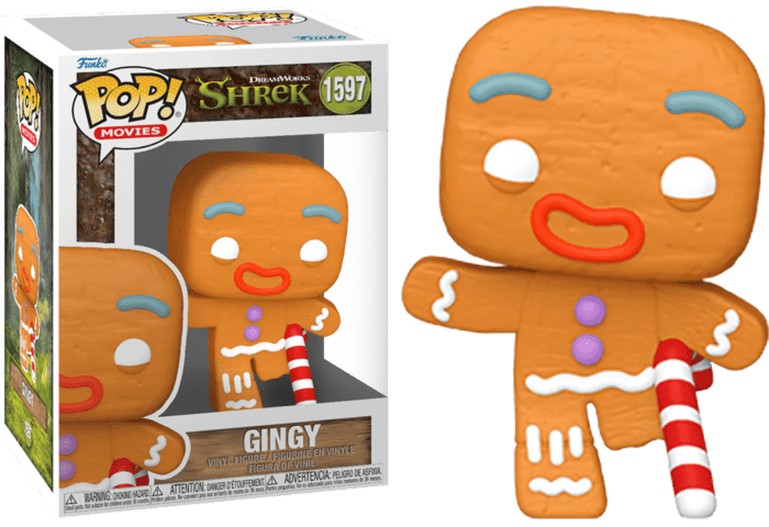 POP! Movies Shrek Vinyl Figure 30th Anniversary Gingerbread 9 cm - Colecionáveis - Funko