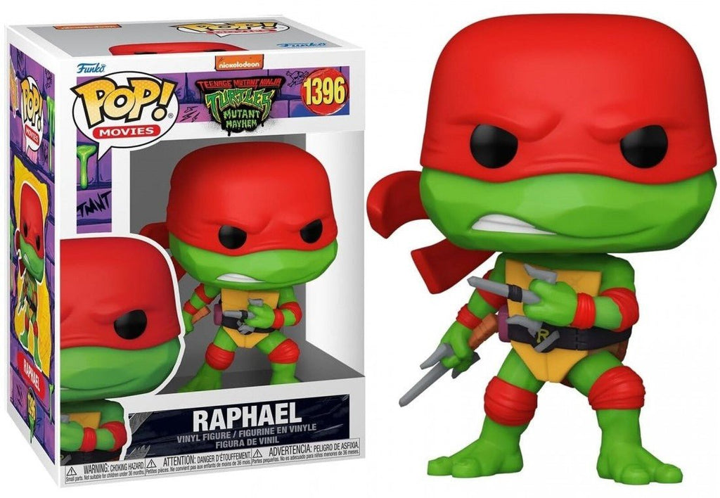 POP! Movies Teenage Mutant Ninja Turtles Vinyl Figure Raphael 9 cm - Colecionáveis - Funko