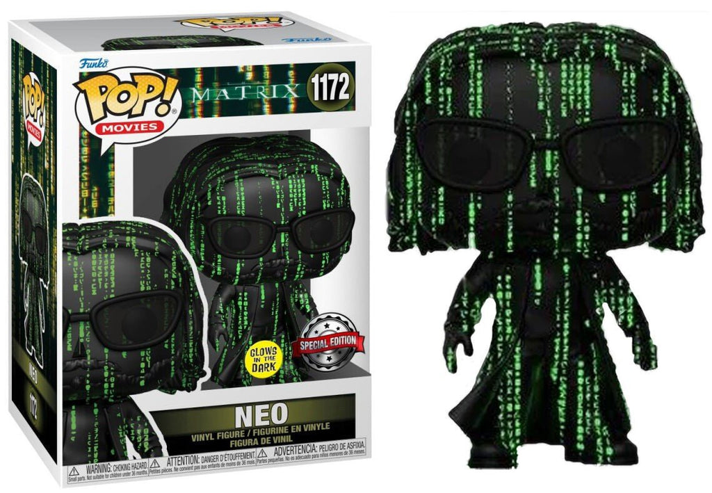 POP! Movies The Matrix 4 Vinyl Figure Neo Coded (GW) 9 cm Exclusive - Colecionáveis - Funko