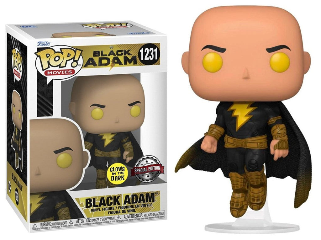 POP! Movies Vinyl Figure Black Adam Flying Special Edition (Glow) 9 cm - Colecionáveis - Funko