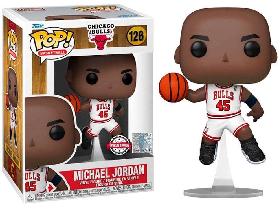 POP! NBA Chicago Bulls Michael Jordan Exclusive 9 cm - Colecionáveis - Funko