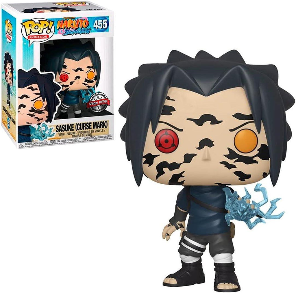 POP! Naruto Shippuden Sasuke Curse Mark Exclusive 9 cm - Toys - Funko